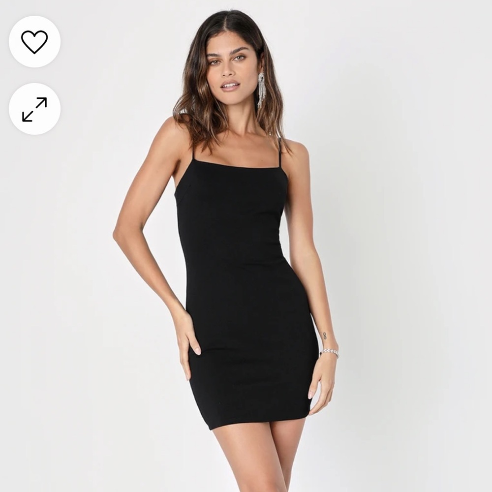 Flaunt It Black Sleeveless Bodycon Mini Dress